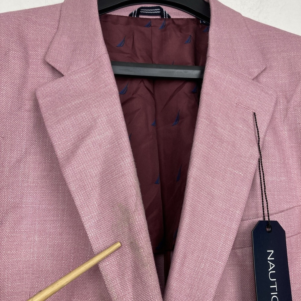 Nautica Men's Modern Fit Stretch Structure Weave Sport Coat Jacket Size 44L - Picture 4 of 11